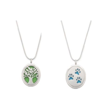 Essential Oil Tree of Life and Paws Pendants
